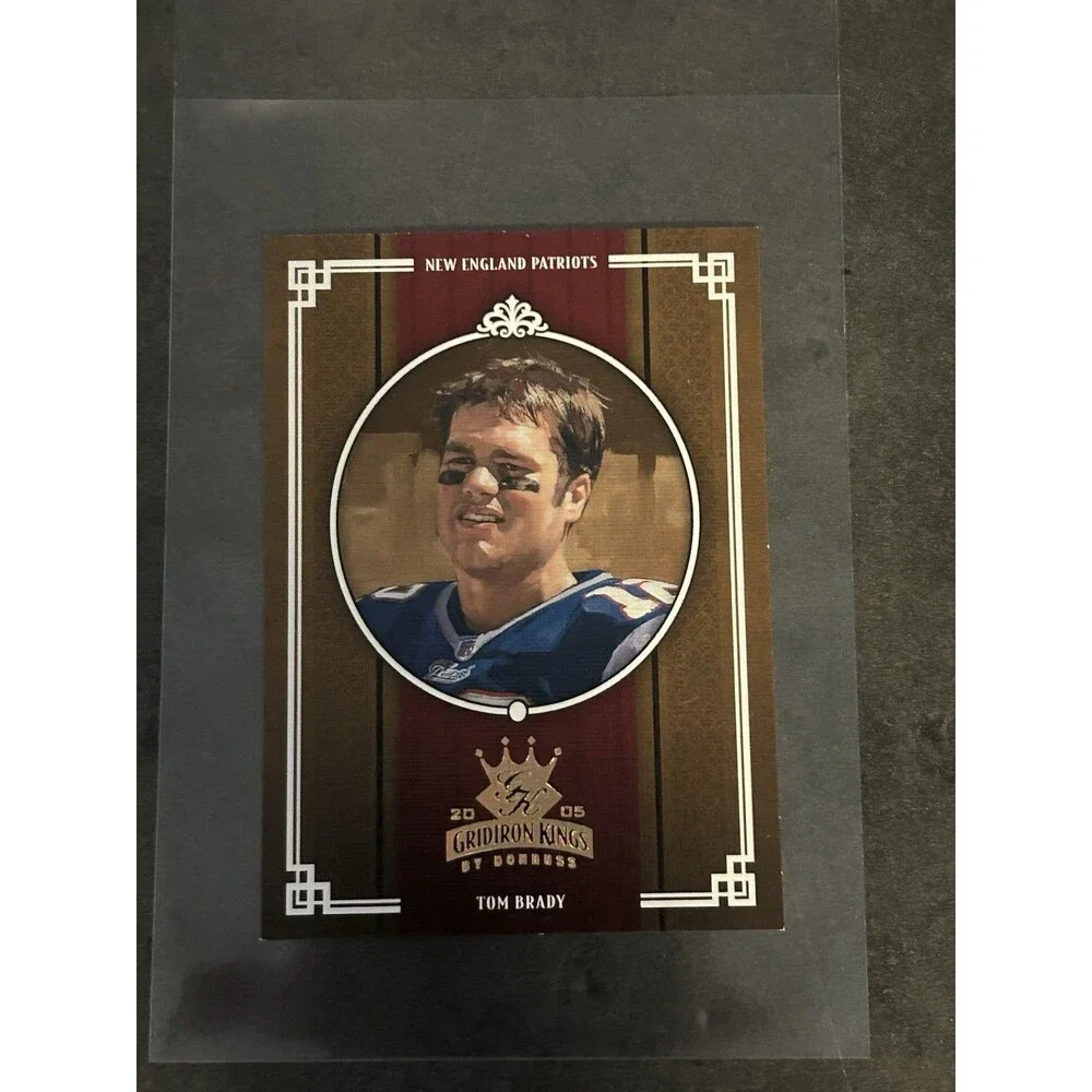 Donruss 2005 Throwback Threads Tom Brady #GK-25 Gridiron Kings /100 Patriots